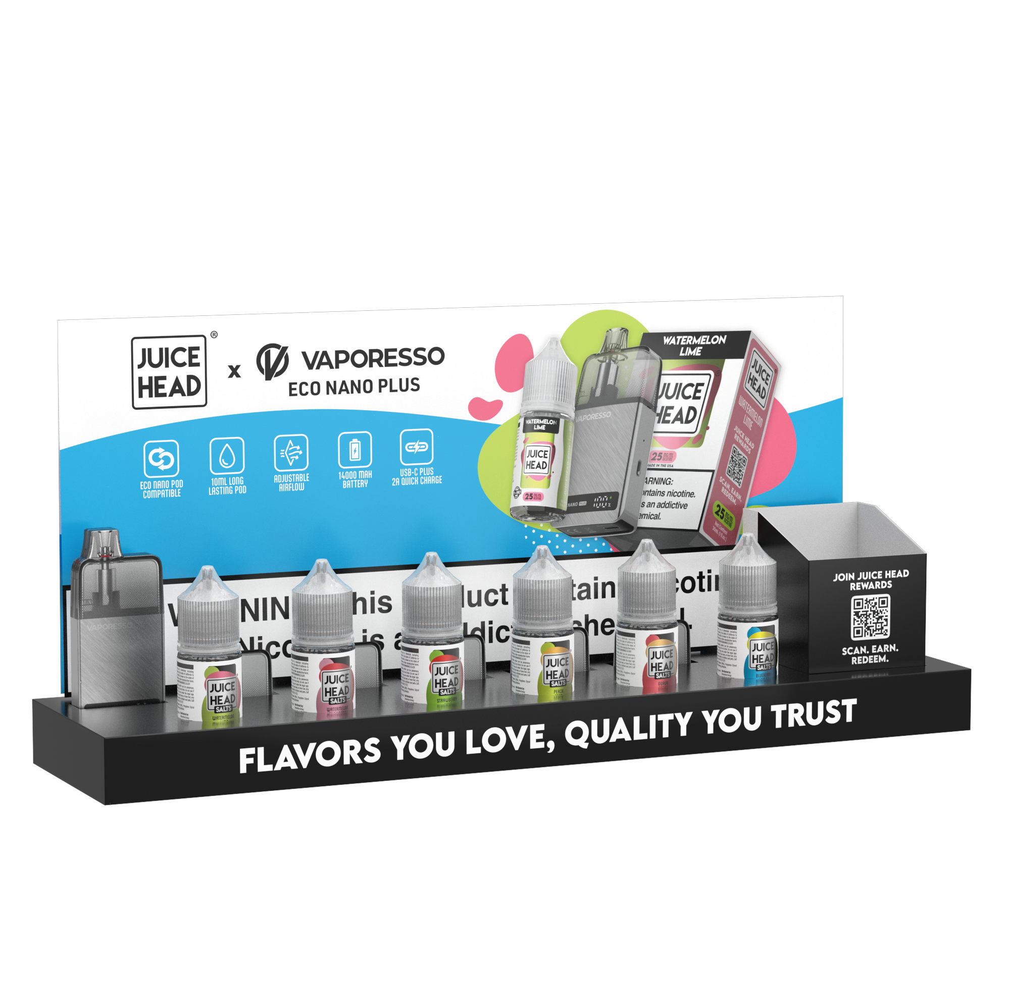 25 mg nicotine vape juice Head x Vaporesso 30ML Tester Kits (Registry 25MG Salts) Flavor:Sour Runtz (Hybrid) buy raz vapes Lost Vape Orion Bar