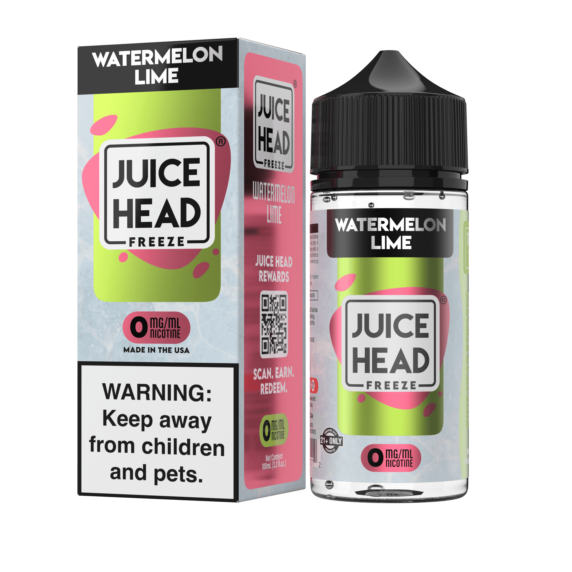 Juice Head Freeze - Watermelon Lime 100ML 3mg