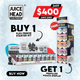 Flex Freeze Starter Kit + Free Prefilled Pouch Display