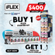 iFlex Starter Kit + Free Prefilled Pouch Display